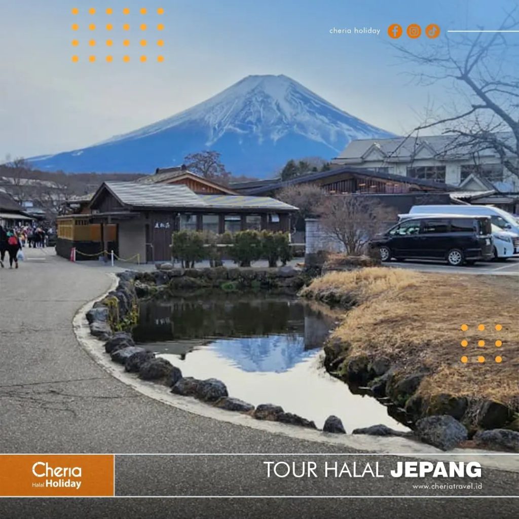 pemandangan gunung fuji